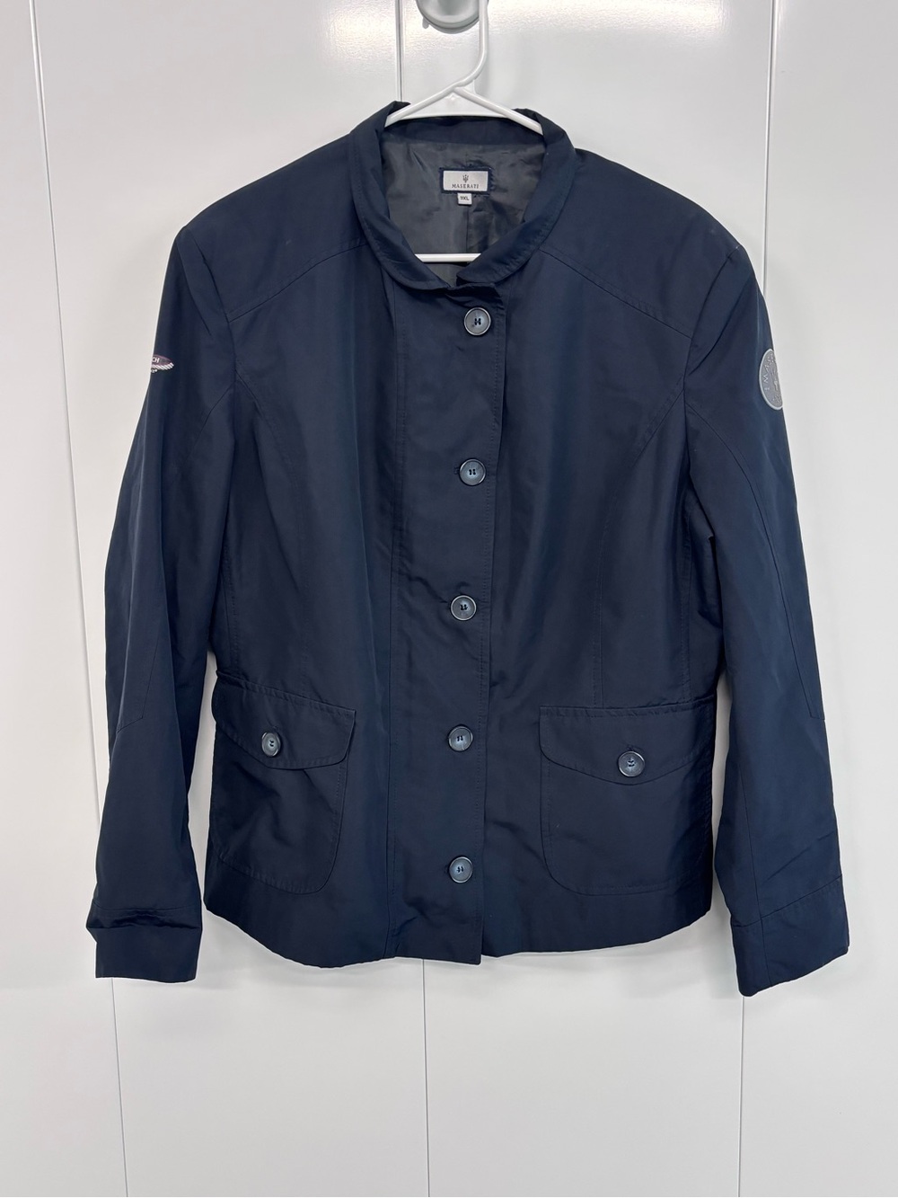 Maserati 100th Anniversary Jacket Woman’s  3XL Navy Blue Pebble Beach Concours